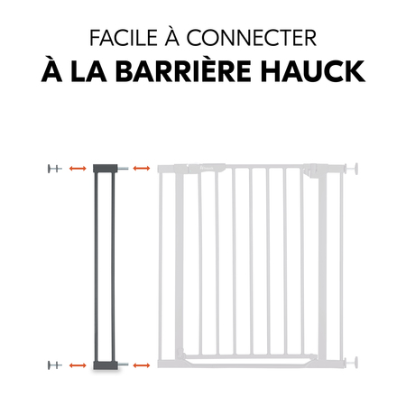 Fixation rapide et simple à la barrière hauck