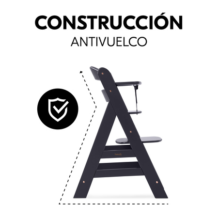 Antivuelco gracias a su contrucción estable