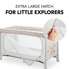 Extra-large hatch for little explorers