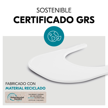 Material sostenible y con certificación GRS