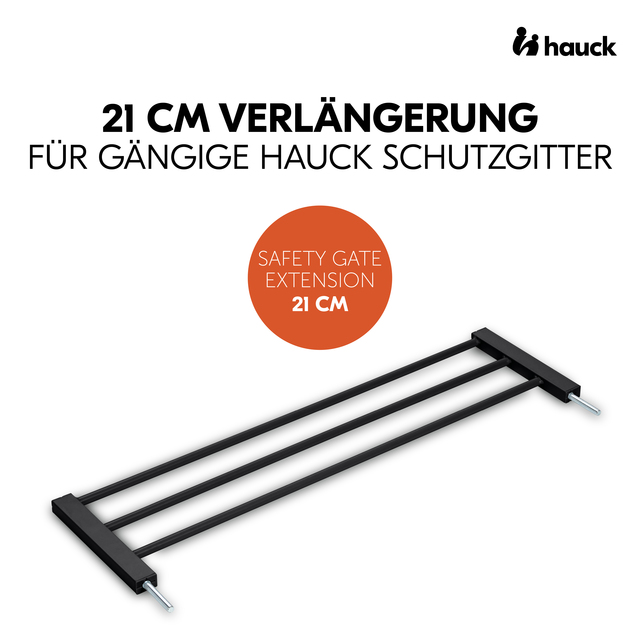 Safety Gate Extension 21 cm Black