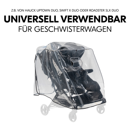 Universell verwendbar für Geschwisterwagen