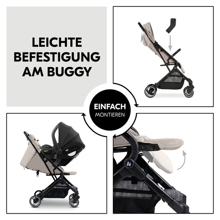 Lässt sich leicht am Buggy befestigen