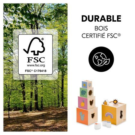 Jeu durable en bois certifié FSC®