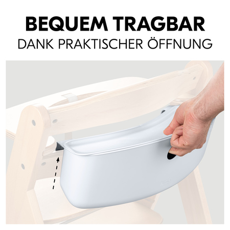 Bequem tragbar dank praktischer Öffnung