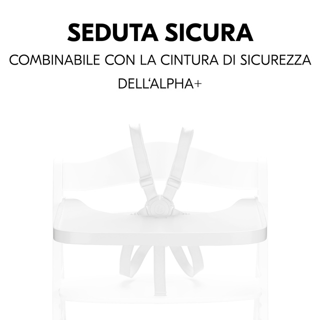 Alpha wooden tray White
