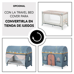 Travel Bed Cover y la conviertes en carpa de juego