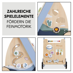 Zahlreiche Spielelemente fördern die Feinmotorik