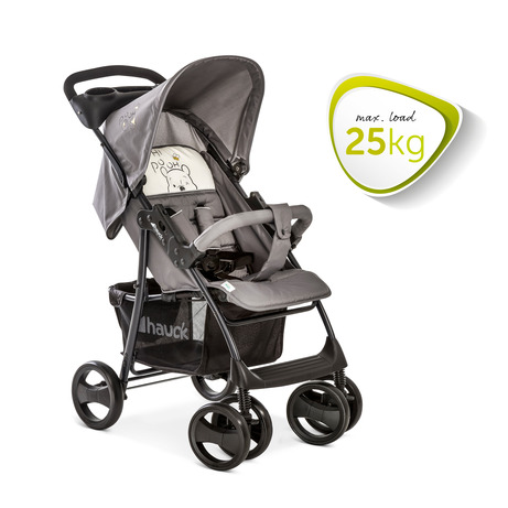 hauck Shopper Neo II, Silla de paseo desde el Nacimiento hasta 25 kg,  Carrito Bebe Reclinable, Compacta, Silla Paseo Bebe Plegable, Ligera,  Portavasos