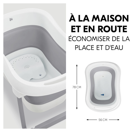 Baignoire de bébé avec siège à emporter partout