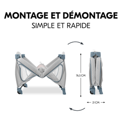 Facile et rapide à monter et à démonter