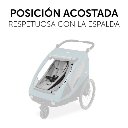 Posición de tumbado ergonómica