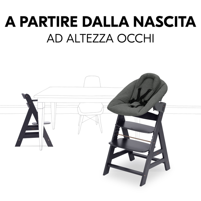 Alpha Newborn Set Plus  Dark Grey