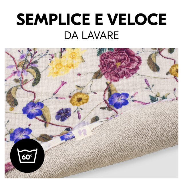 Changing Mat Liner Floral Beige
