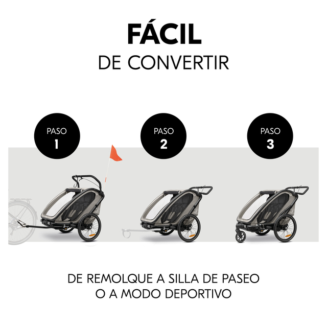 Bike N Walk Duo Light Grey
