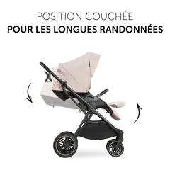 Position couchée pour les longues randonnées