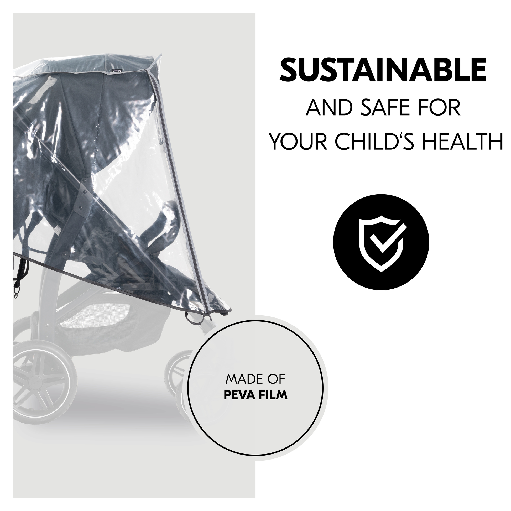 Pushchair Raincover 4W