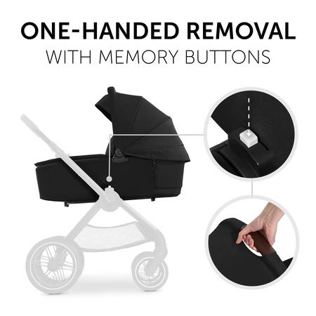 Comfortable carrycot with memory function