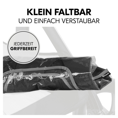 Klein faltbar und einfach verstaubar