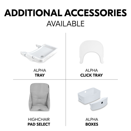 More accessories available