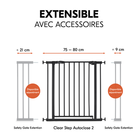 Adaptable avec les extensions séparées