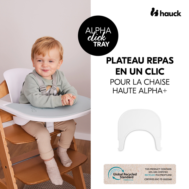 Alpha Click Tray  White