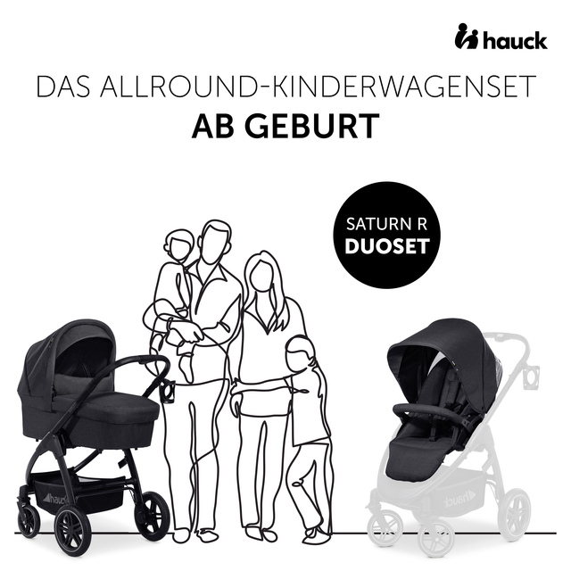 Saturn R Duoset Melange Black