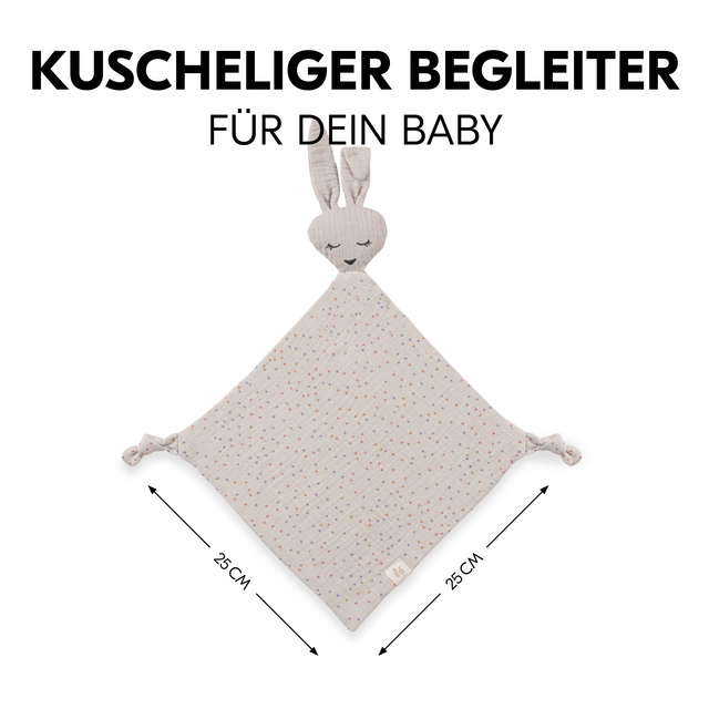 Cuddle N Play Rabbit Beige Dots