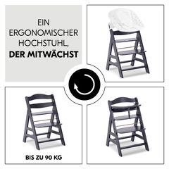 Ein ergonomischer Hochstuhl, der mitwächst