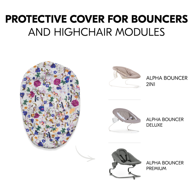 Floral baby bouncer deals