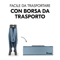 Facile da trasportare con borsa da trasporto