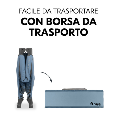 Facile da trasportare con borsa da trasporto