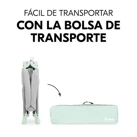 Fácil de transportar con bolsa de transporte