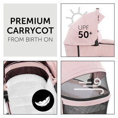Premium carrycot from birth on