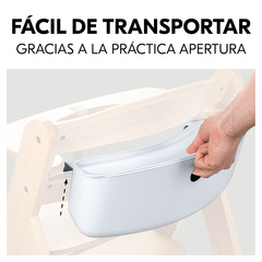 Cómodo de llevar gracias a su práctica abertura