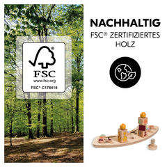 Spielaufsatz aus nachhaltigem Holz