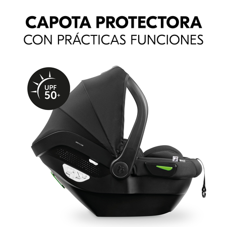 Capota protectora con prácticas funciones