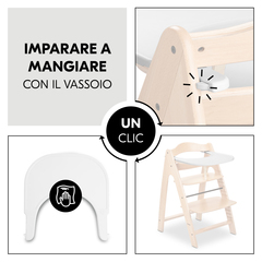 Imparare a mangiare con vassoio pappa da aggancio