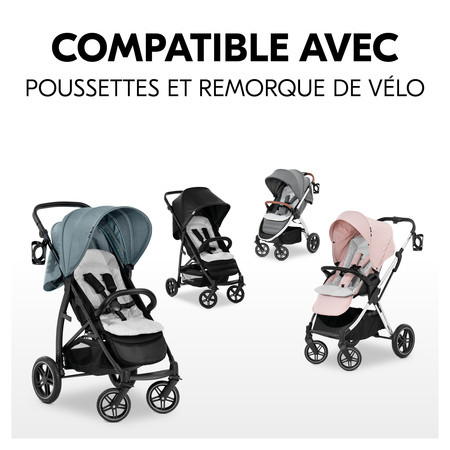 Pour poussettes et remorques de vélo