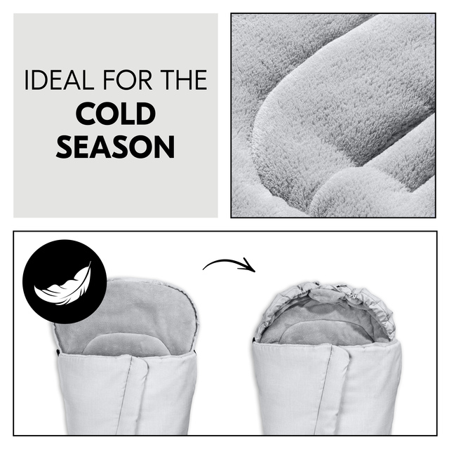 Pushchair Footmuff  Winter Grey