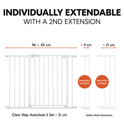 Clear Step Autoclose 2 Set +21 cm