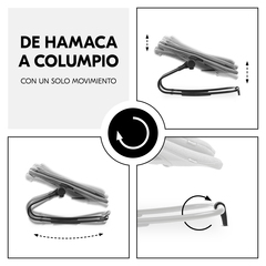 De hamaca a columpio con solo un movimiento