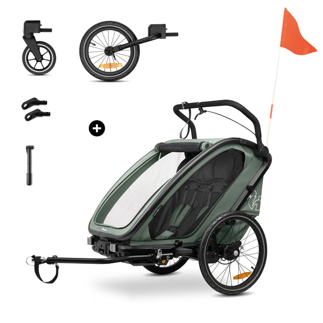 Bike N Walk Duo Dark Green