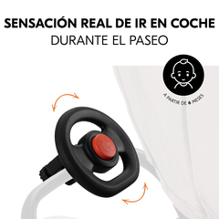 Sensación real de ir en coche durante el paseo