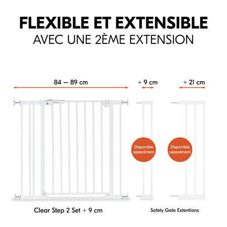 Adaptable avec les extensions séparées