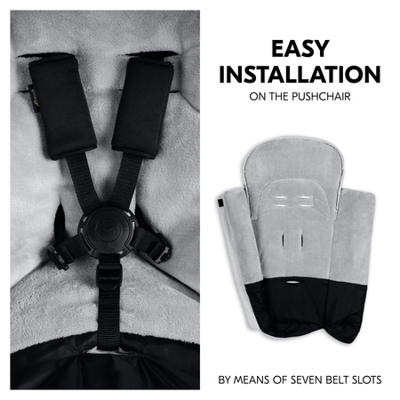 Easy installation on pushchair