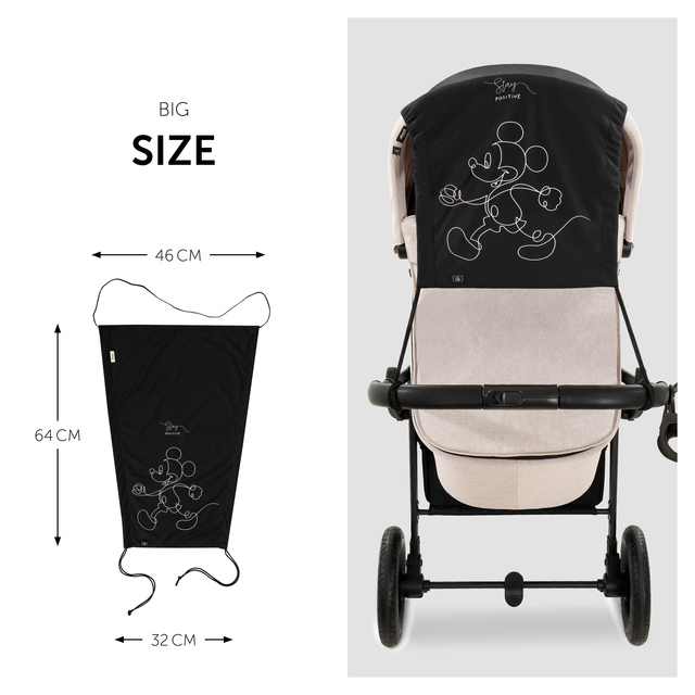 Sunshade  Mickey Mouse Black