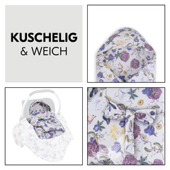 Kuschelige Polsterung und schützende Kapuze