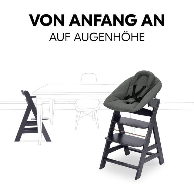 Alpha Newborn Set Plus  Dark Grey