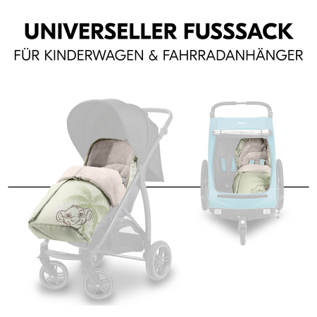 Universeller Fußsack im niedlichem Simba Design